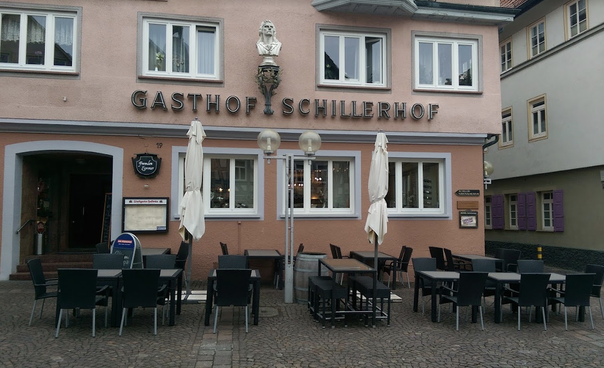 Restaurant Schillerhof – Pnishi von außen, Marktstraße 19, Marbach am Neckar