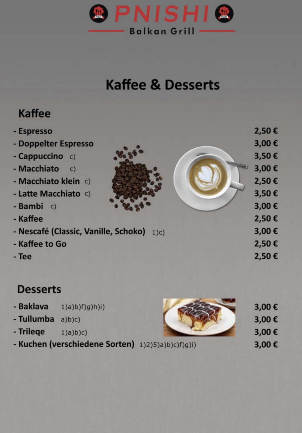 Kaffee & Desserts